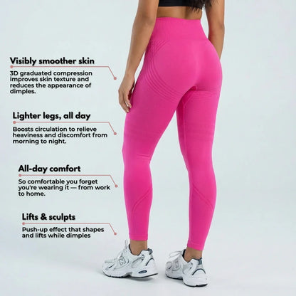 Cellumove USA 3D Leggings - Hot Pink