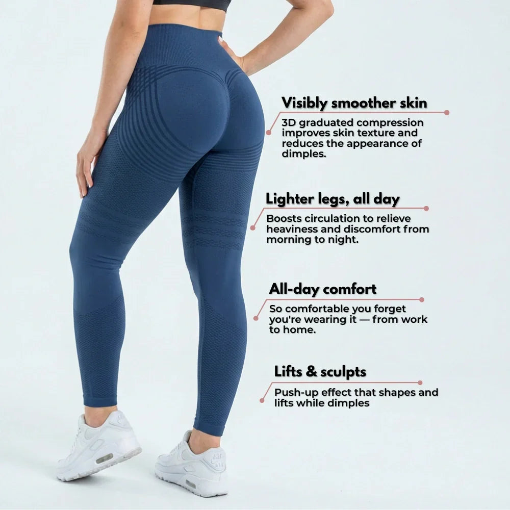 Cellumove USA 3D Leggings - Blue Navy