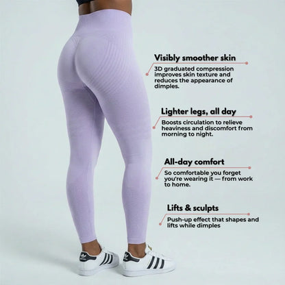 Cellumove USA 3D Leggings - Light Purple