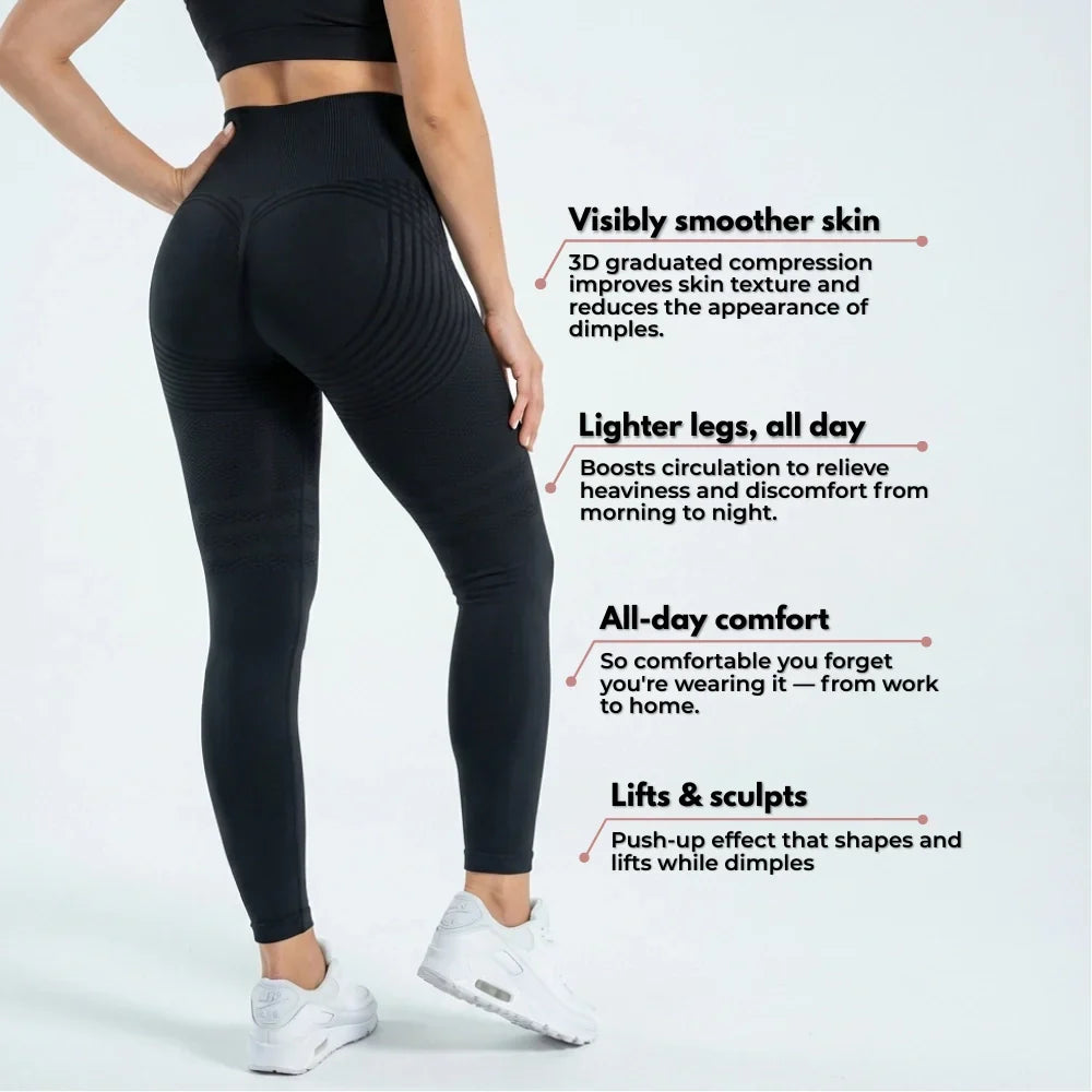 Cellumove USA 3D Leggings - Classic Black