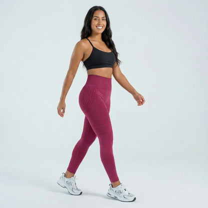 Cellumove USA 3D Leggings - Burgundy