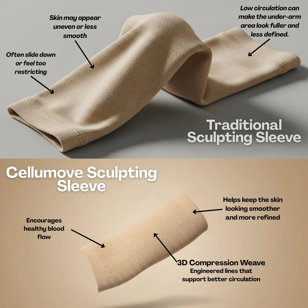 Cellumove USA 3D Sculpting Sleeves - No more flabby arms