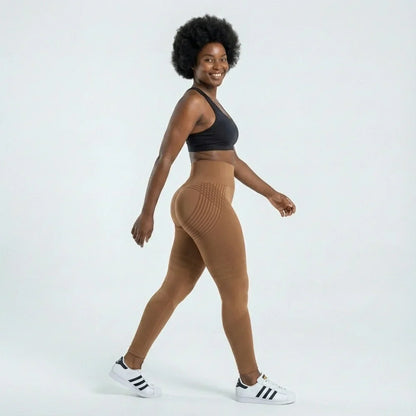 Cellumove USA 3D Leggings - Brown Coffee