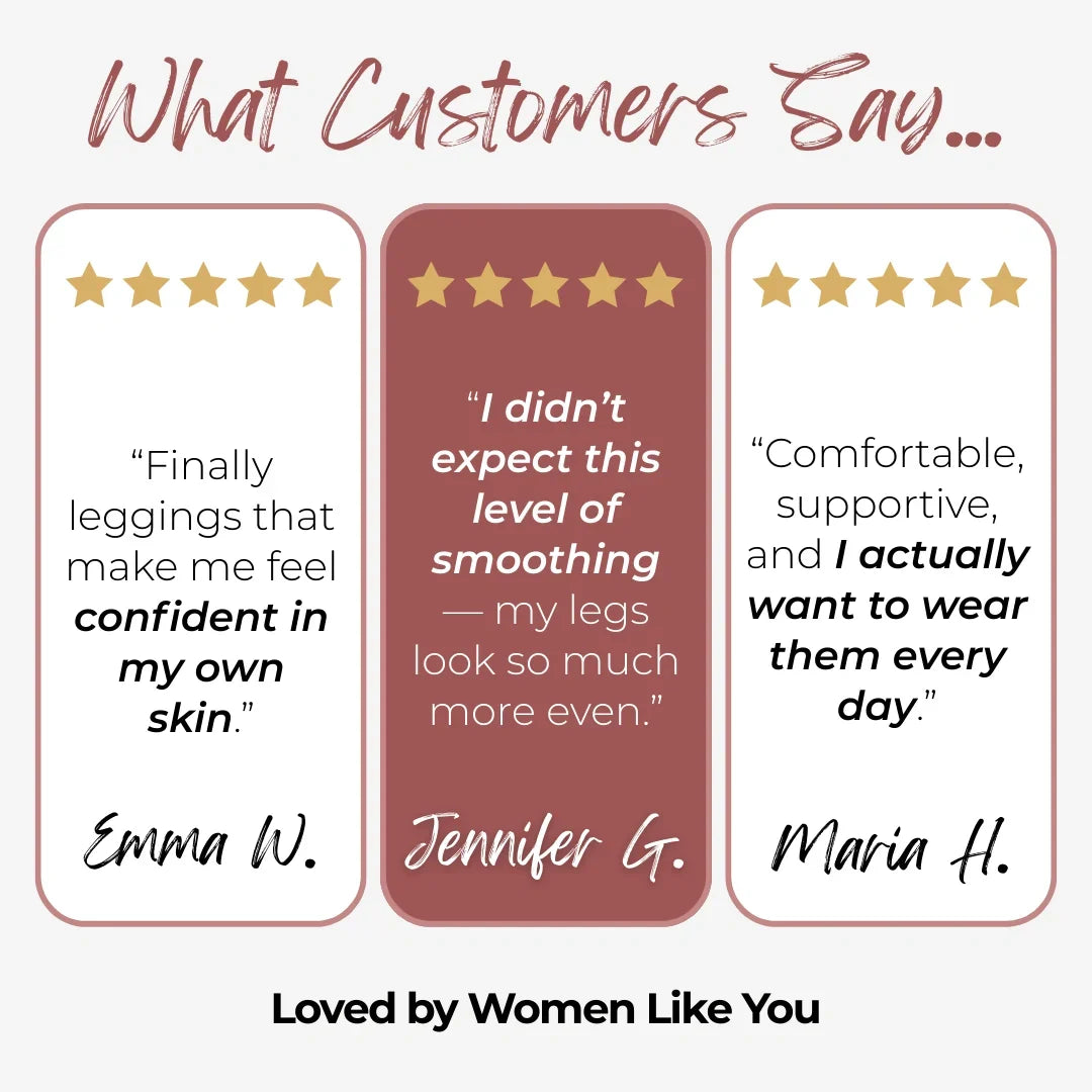 Anti-cellulite leggings designed to show visible smoothing in as little as 14 days