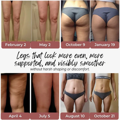 Anti-cellulite leggings designed to show visible smoothing in as little as 14 days